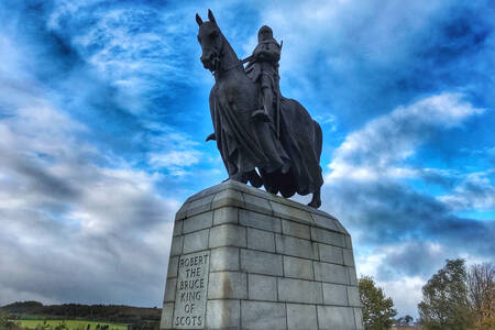 Памятник Роберту Брюсу в Шотландии