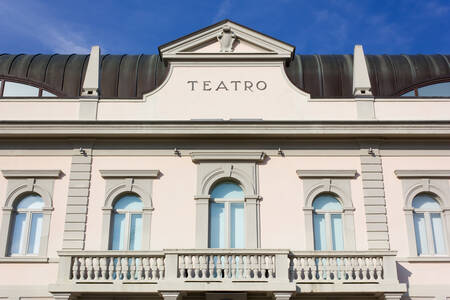Facade of the Teatro Gradisca d'Isonzo