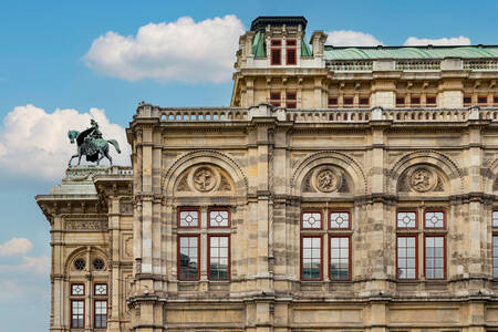 Veduta dell'Opera di Stato di Vienna