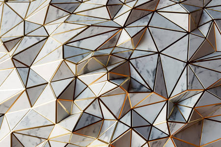 3D-abstractie: Rhombuses