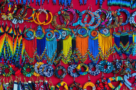 Masai tribe earrings