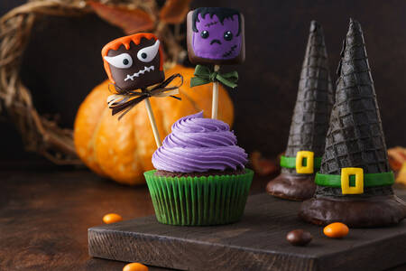 Halloween-cupcake