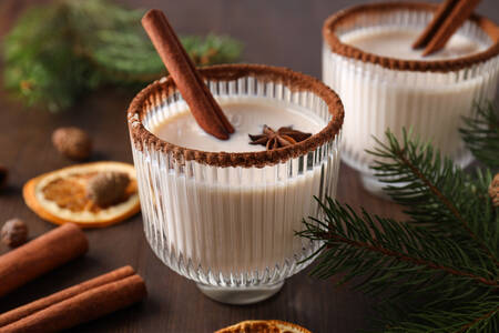 Χριστουγεννιάτικο ποτό με αυγό