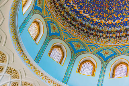 Mosaik auf der Kuppel des Khazrati Imam