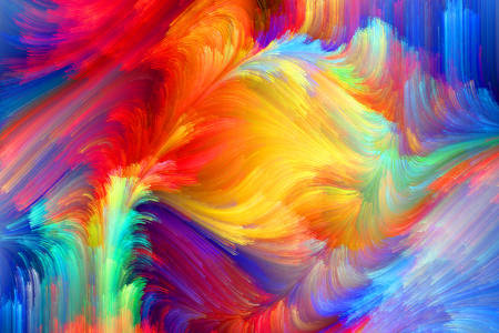 Abstraction multicolore