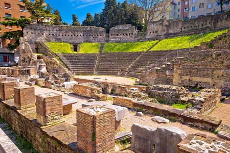 Antigo teatro romano de Trieste