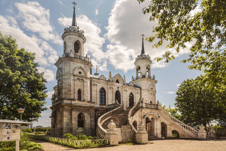 Церковь Владимирской иконы Божией Матери в селе Бы