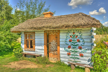 Malerisches Haus in Zalipie