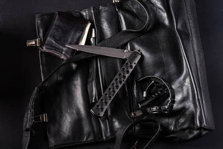 Folding knife and accessories