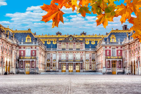 Palace of Versailles in autumn