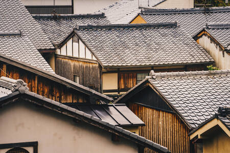 Tradycyjne domy w Kioto