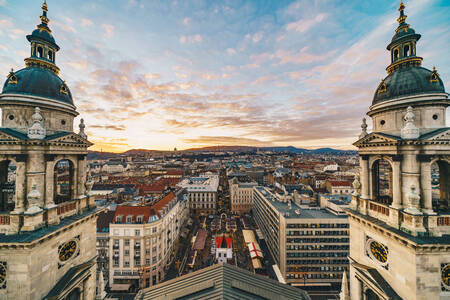 Pohľad na Budapešť