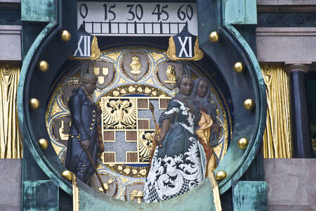 Anker clock in Vienna