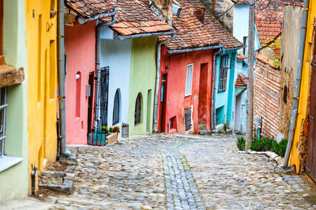 Rumah abad pertengahan di Sighisoara