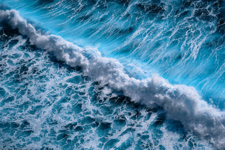 Onde oceaniche blu