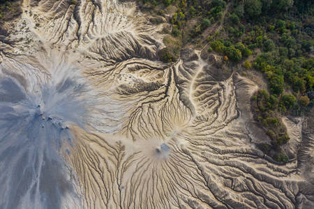Mud volcanoes in Romania