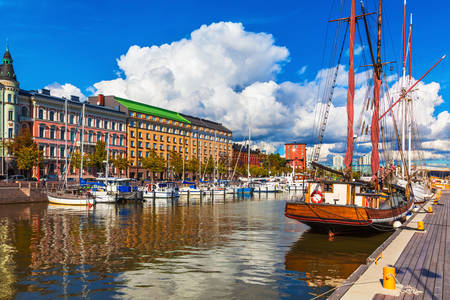 Stary port w Helsinkach