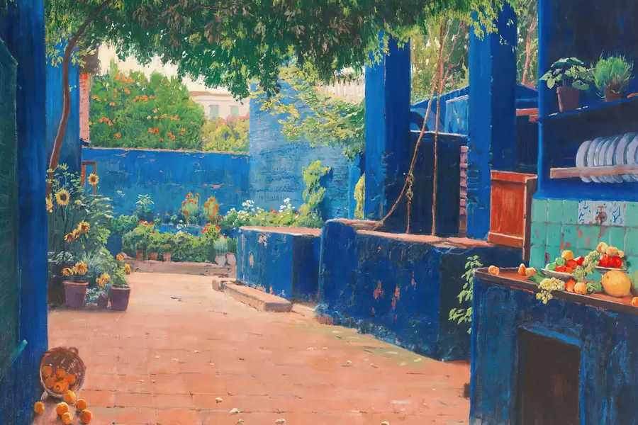 Santiago Ruzignol: Blå Gård, Arenis