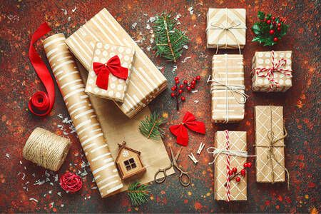 Darčekové krabičky na Vianoce