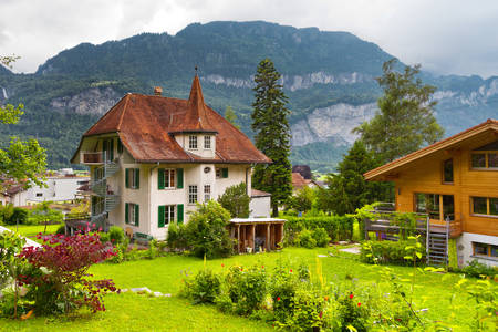 Традиционна швейцарска къща
