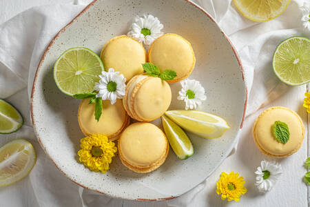 Macarons de limão