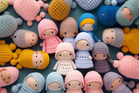 Jucării tricotate pentru copii