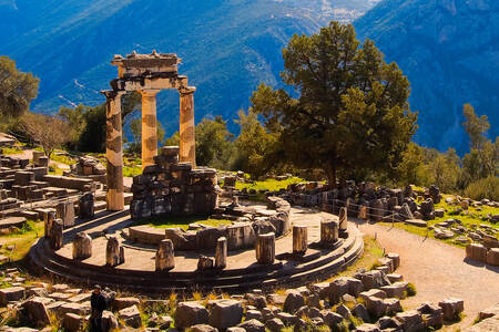 Temple d'Apollon à Delphes