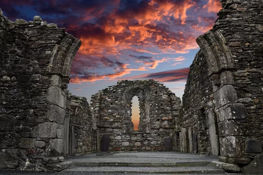 Ruins of the Cathedral of Peter and Paul