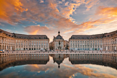 Výměna náměstí v Bordeaux