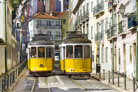 Tramvaiele din Lisabona