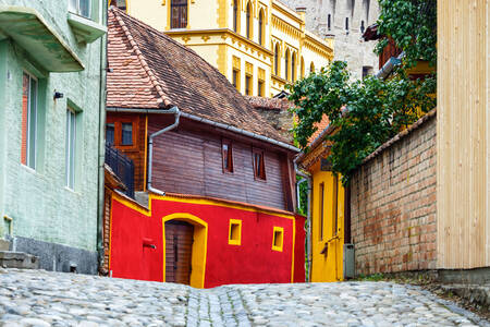 Calle en Sighisoara