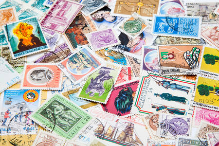 Old Italian stamps