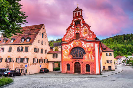 Füssen'deki Kutsal Ruh Hastanesi Kilisesi