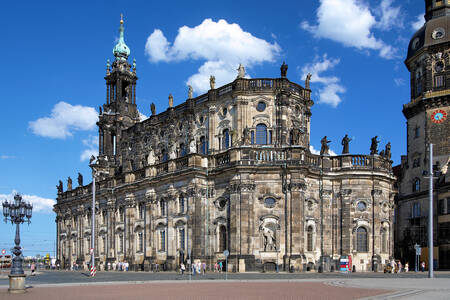Dresden castle and court church