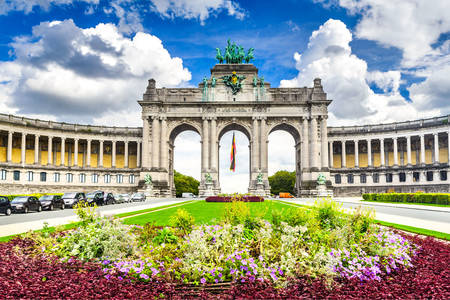 Parque del cincuentenario en Bruselas