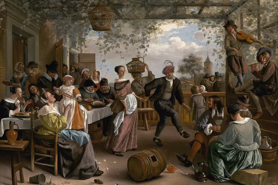 Jan Steen: "Pareja de baile"