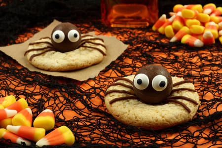 Biscotti Ragno di Halloween