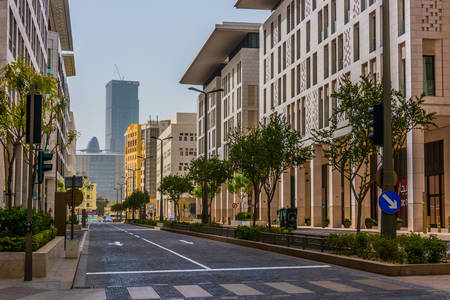Arquitectura del centro de la ciudad de Doha