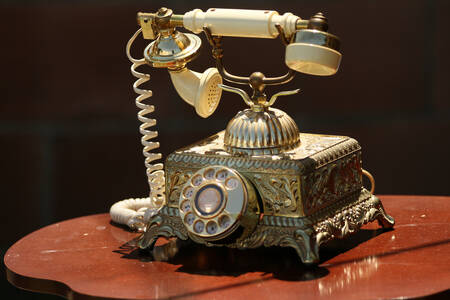 Vintage telefónny prístroj