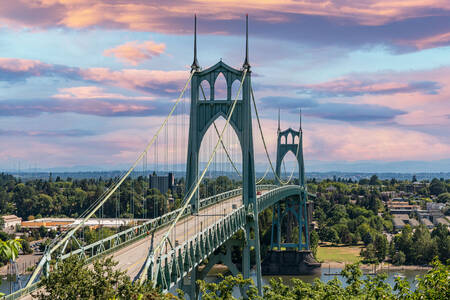 St. John's Bridge, Portland