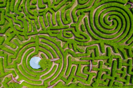 Park labyrinth