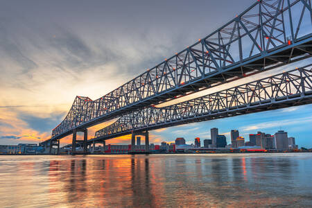 Crescent City Bridge, New Orleans