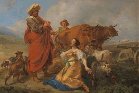 Nicolaes Pietersz Berchem: "Ruth a Boas"