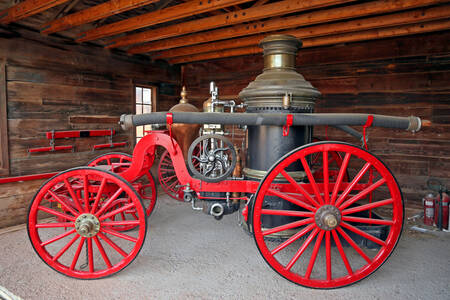 Retro steam fire engine