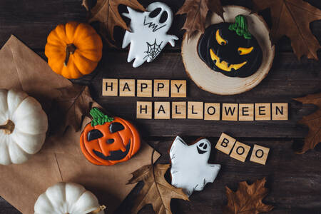 Galletas de jengibre para Halloween