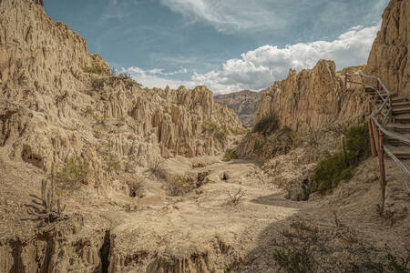 Lembah Bulan di Bolivia