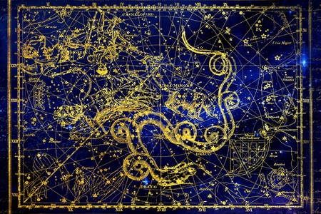Constellation Draco, Ursa Minor ve Cepheus