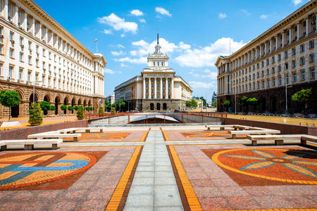 Largo in het centrum van Sofia