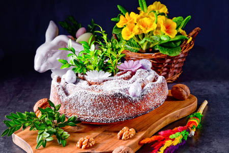 Tradycyjne polskie ciasto wielkanocne
