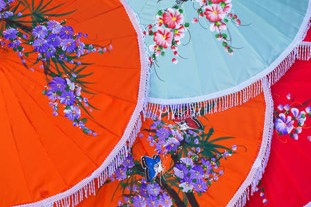 Guarda-chuvas chineses